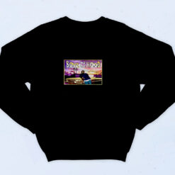 90s Inspired Boyz N The Hood Doughboy Leaning On Impala Portrait Sweatshirt