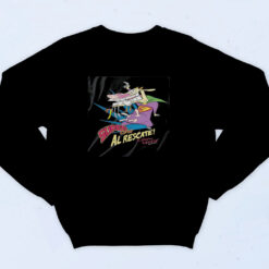 90s Inspired Cow And Chicken Sweatshirt