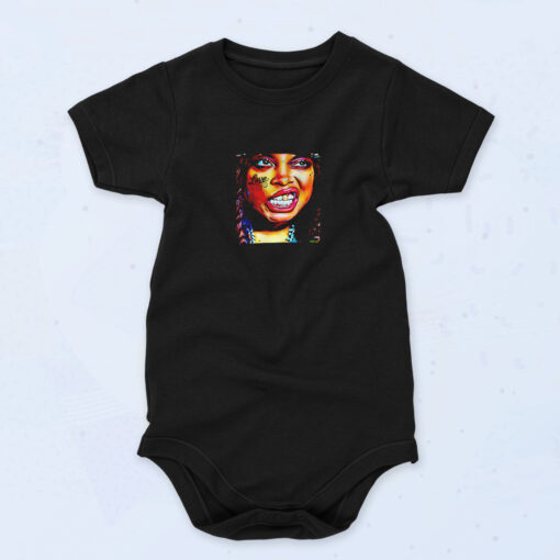 90s Inspired Erykah Badu Grillz Graphic Baby Onesies