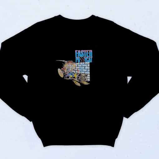 90s Inspired Faster Pussycat Black Sweatshirt