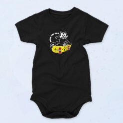 90s Inspired Felix The Cat Skateboard Baby Onesies