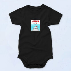 90s Inspired Funny Kitty Jaws Baby Onesies