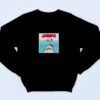 90s Inspired Funny Kitty Jaws Sweatshirt