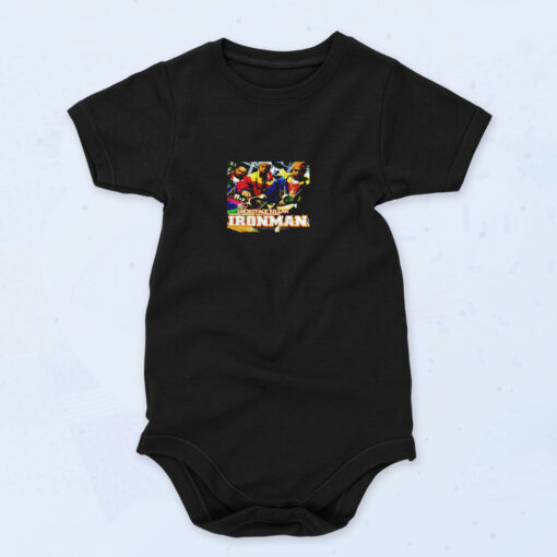 90s Inspired Ghostface Killah Ironman Baby Onesies