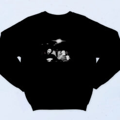 90s Inspired Halloween Michael Myers And Ghost Face Sweatshirt