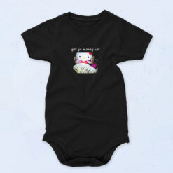 90s Inspired Hello Kitty Get Yo Money Up Baby Onesies