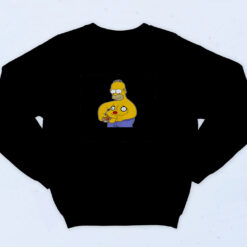 90s Inspired Homer Simpson Parody Sweatshirt