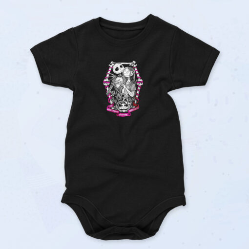 90s Inspired Jack Skellington The Nighmare Before Christmas Baby Onesies