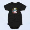 90s Inspired Liber Punk Anime Baby Onesies