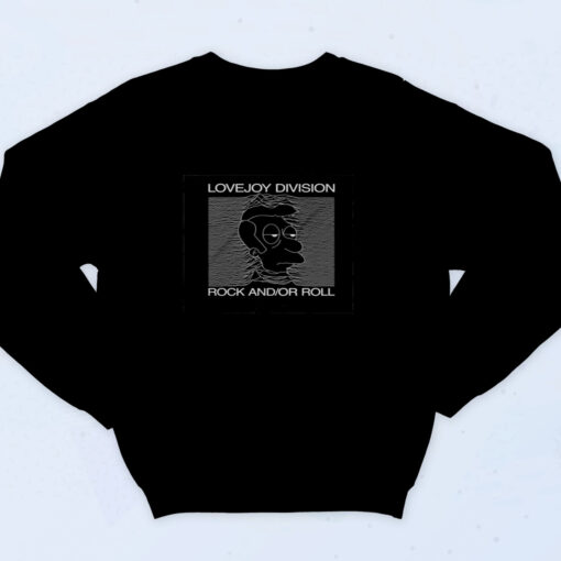 90s Inspired Lovejoy Division Simpsons Sweatshirt