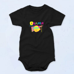 90s Inspired Obama 80s Posters And Art Baby Onesies