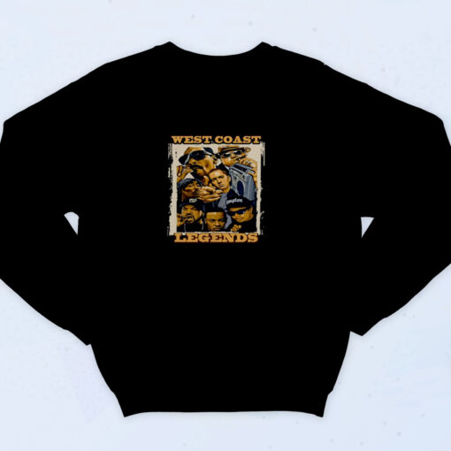 90s Inspired Rapper Gangster West Coast Legends Hip Hop Rap Sweatshirt