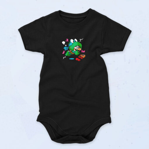 90s Inspired Super Mario Green Baby Onesies