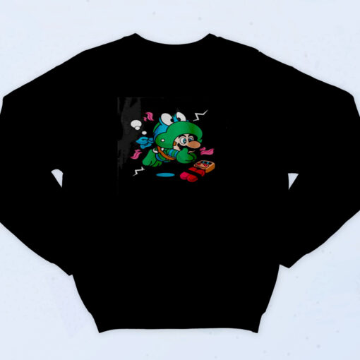 90s Inspired Super Mario Green Sweatshirt