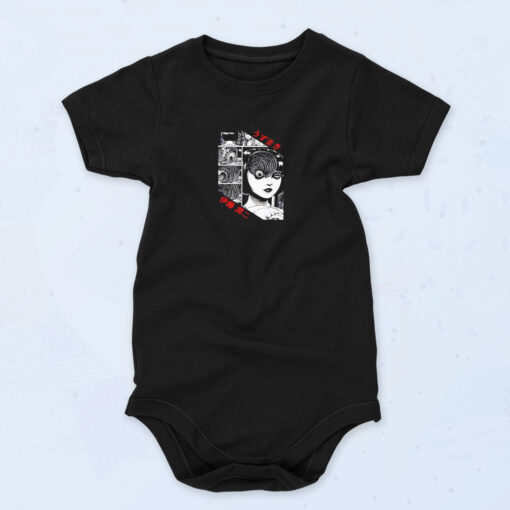 90s Inspired Tomie Manga Cover Baby Onesies