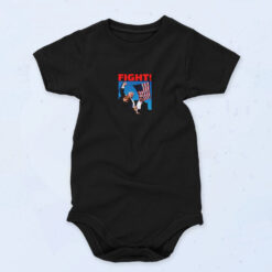 90s Inspired Trump Shooting Fight Baby Onesies