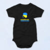 90s Inspired Ukrainian Girl Unbreakable Ukraine Women Flag Baby Onesies