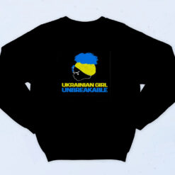 90s Inspired Ukrainian Girl Unbreakable Ukraine Women Flag Sweatshirt