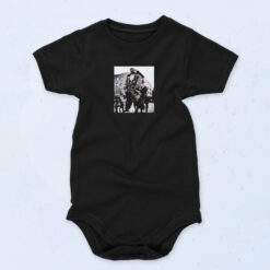 90s Inspired Vtg Dmx Rapper T Shirt Black Short Baby Onesies