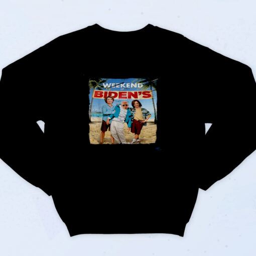 90s Inspired Weekend At Bidens Funny Joe Biden President Democrat Sweatshirt