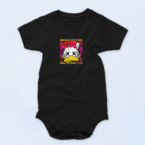 90s Inspired Workin Hard Donald Baby Onesies