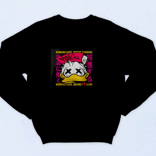 90s Inspired Workin Hard Donald Sweatshirt