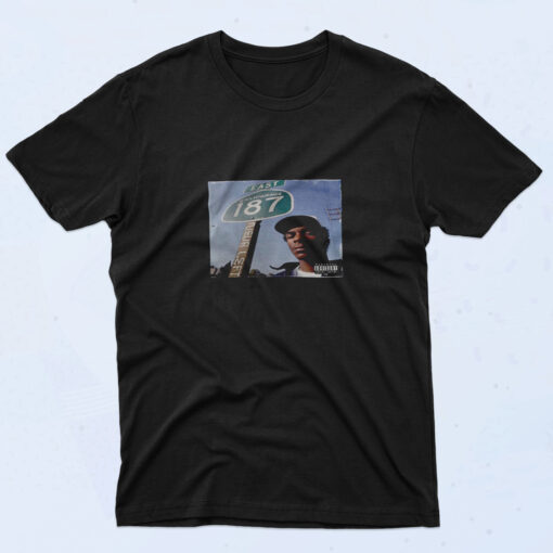 90s Style Funny Snoop Dog Eat California Cotton T shirt