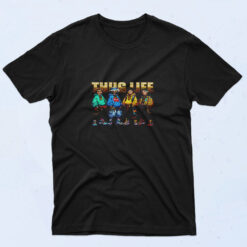 90s Style Golden Thug Life Cotton T shirt