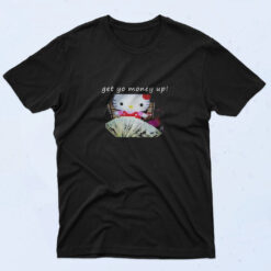 90s Style Hello Kitty Get Yo Money Up Cotton T shirt