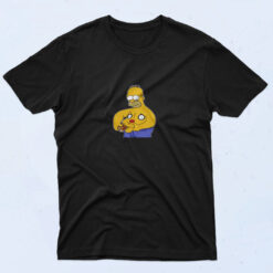 90s Style Homer Simpson Parody Cotton T shirt