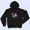 90s Style Japanese Vaporwave Sad Anime Girl Game Over Hoodie