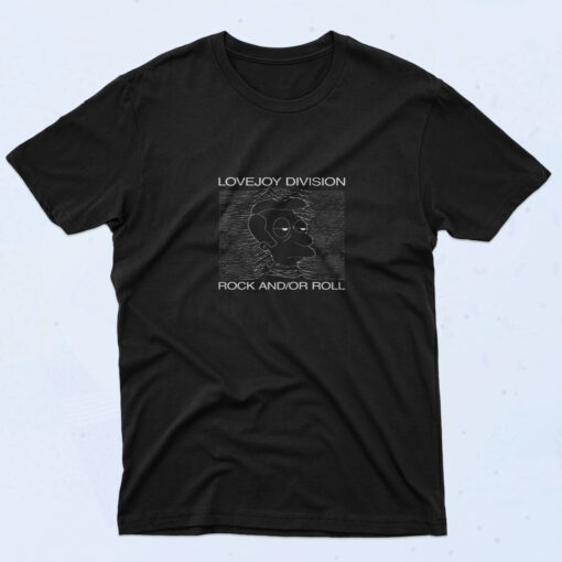 90s Style Lovejoy Division Simpsons Cotton T shirt