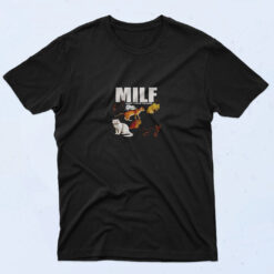 90s Style Milf Man I Love Felines Cotton T shirt