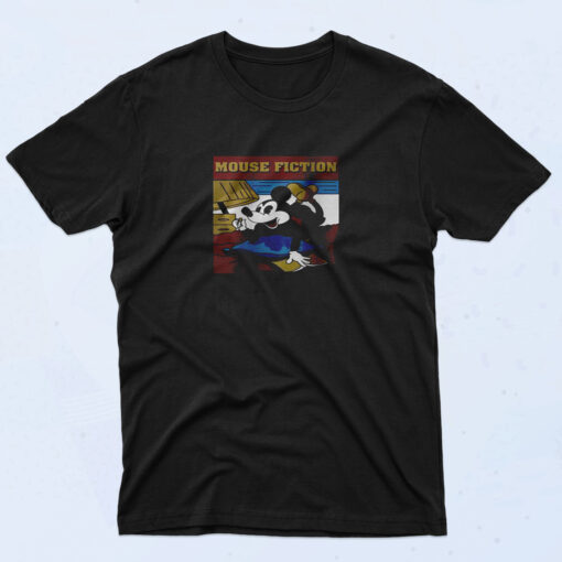 90s Style Mouse Fiction Cotton T shirt