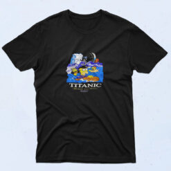 90s Style The Simpsons 1998 Titanic Homer Was There Cotton T shirt