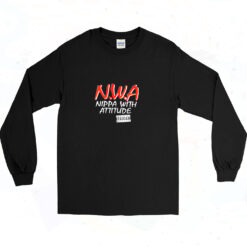 Dr Dre Nwa Nippa With Attitude 90s Long Sleeve Shirt