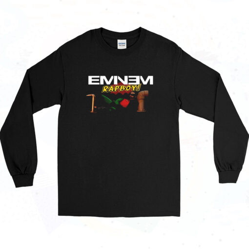 Eminem Houdini Rap Boy 90s Long Sleeve Shirt