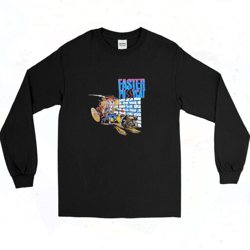 Faster Pussycat Black 90s Long Sleeve Shirt