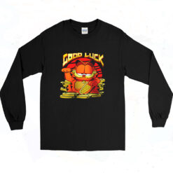 Good Luck Garfield 90s Long Sleeve Shirt