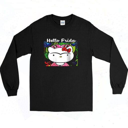 Hello Frida 90s Long Sleeve Shirt