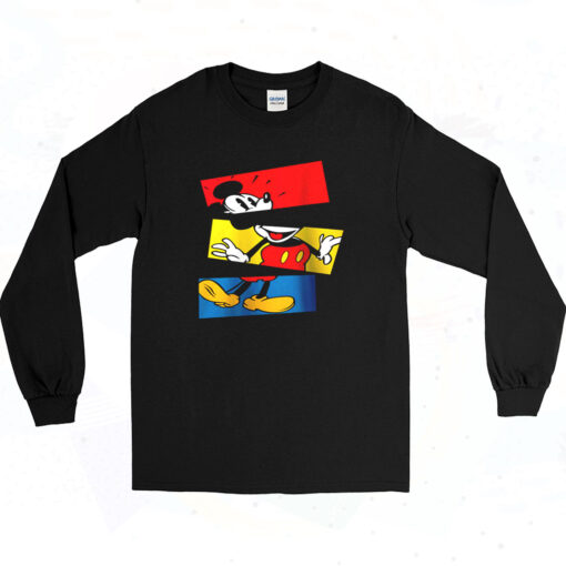 Mickey Graphic 90s Long Sleeve Shirt