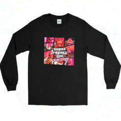 Nicki Minaj Washed 90s Long Sleeve Shirt