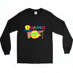 Obama 80s Posters And Art 90s Long Sleeve Shirt