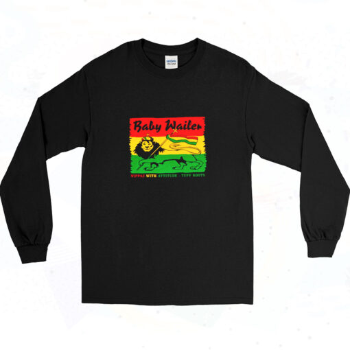 Reggae 'baby Wailer' 90s Long Sleeve Shirt