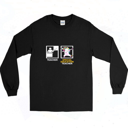 Teacher Vs Special Education 90s Long Sleeve Shirt