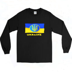 Ukrainian State Symbol Ukraine Flag 90s Long Sleeve Shirt