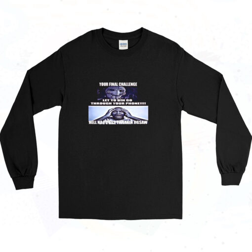 Your Final Challenge Jigsaw 90s Long Sleeve Shirt