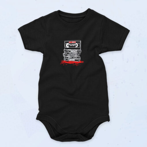 1980s Vhs Horror Organic Baby Onesies