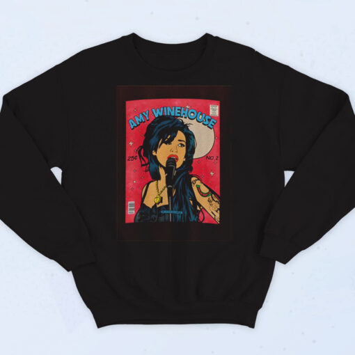 90s Amy Winehouse Comic New Sweatshirt