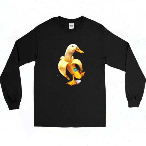 90s Banana Goose Duck Long Sleeve Shirt